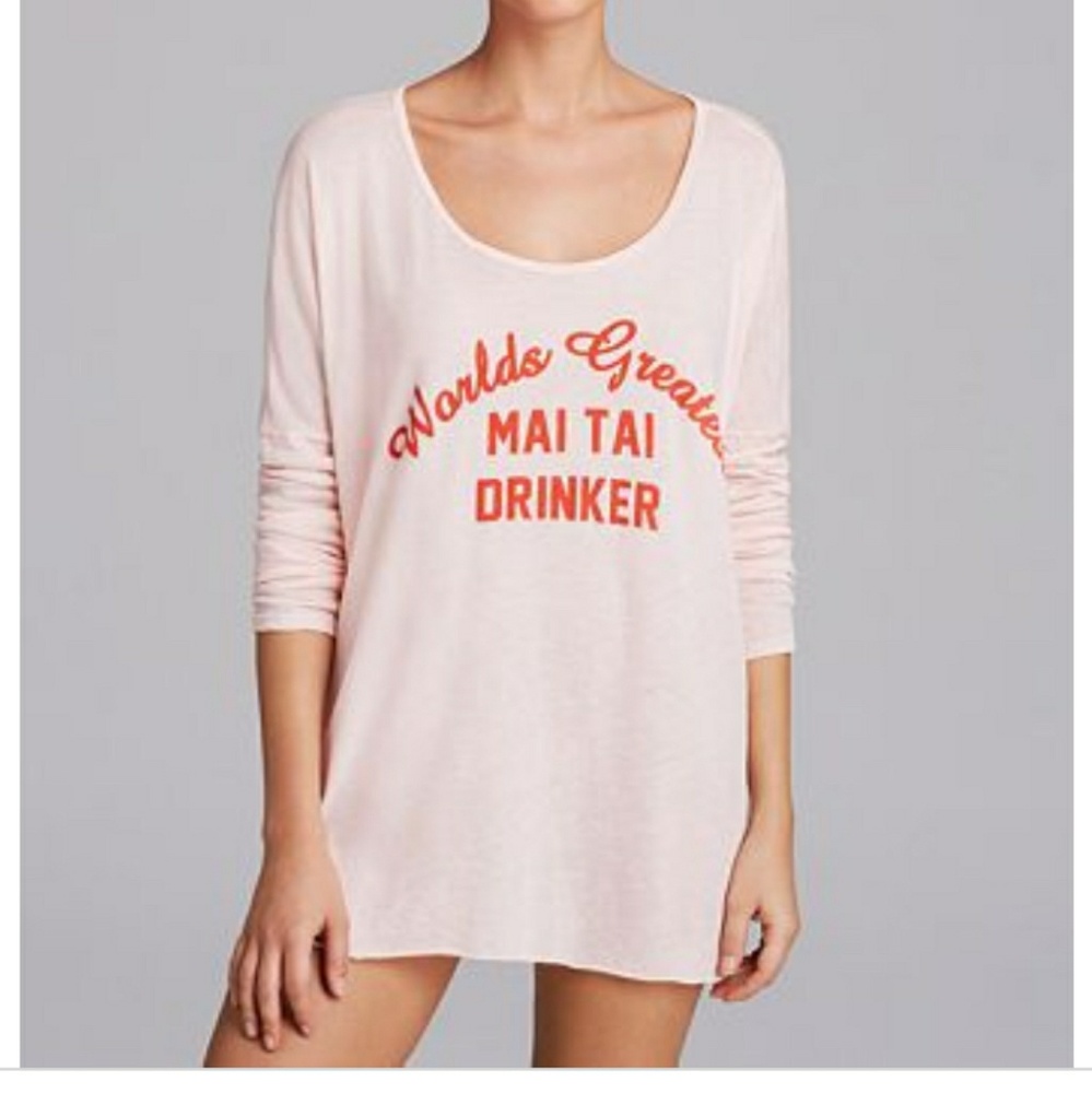 Wildfox swim oversized cover-up tee women’s Size XSmall